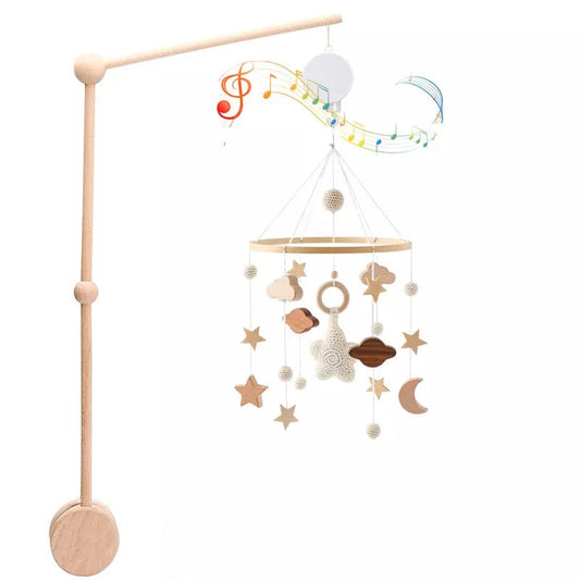 Mobile Musical Planète : Un Cadeau de Naissance Idéal pour Décorer la Chambre Bébé