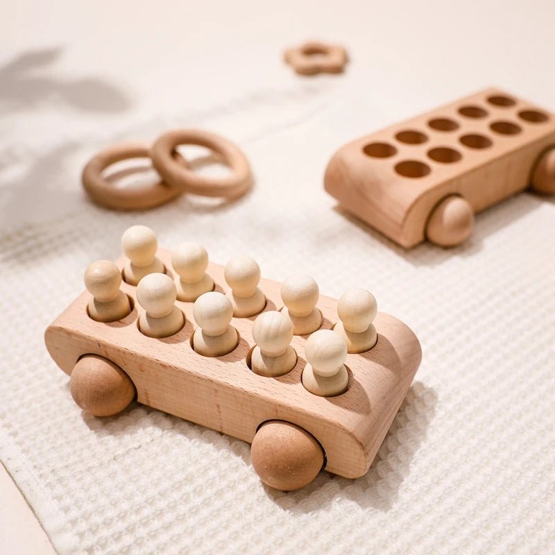 Cadeau de naissance : Voiture en Bois Montessori, un choix éducatif et ludique