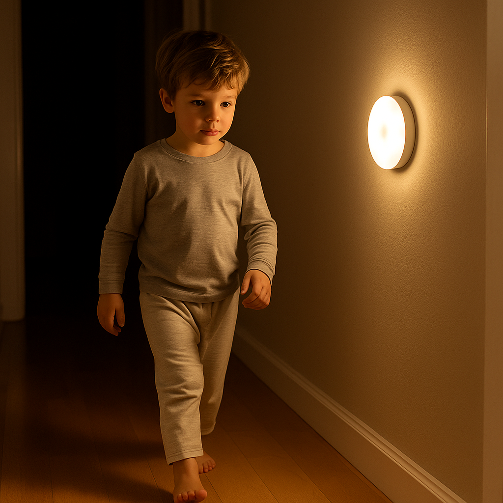 Lampe LED murale sans fil avec détecteur de mouvement