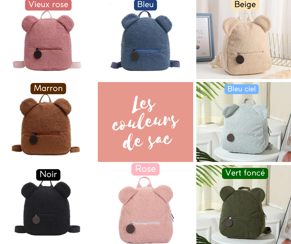 Sac à Dos Ourson pour Enfant