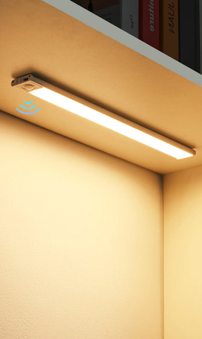 Barre LED ultra-fine avec capteur de mouvement – Éclairage intelligent et rechargeable